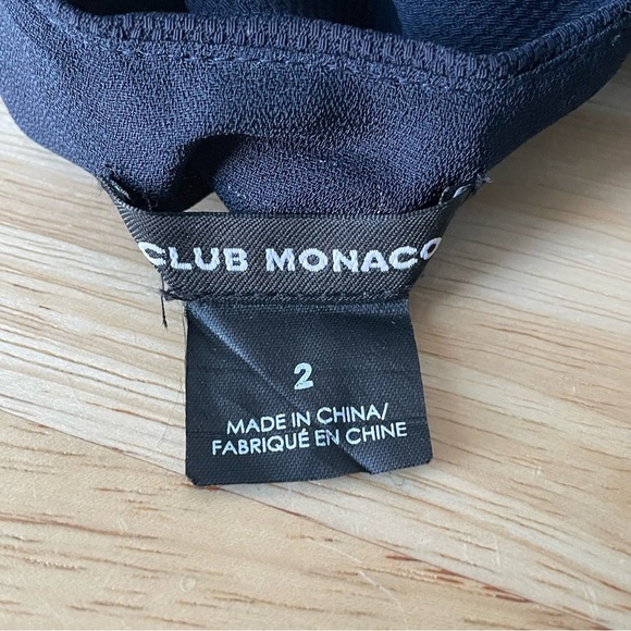 Club Monaco Lyndsey Navy Open Back Romper with Snaps - 35681 - Picture 9 of 12